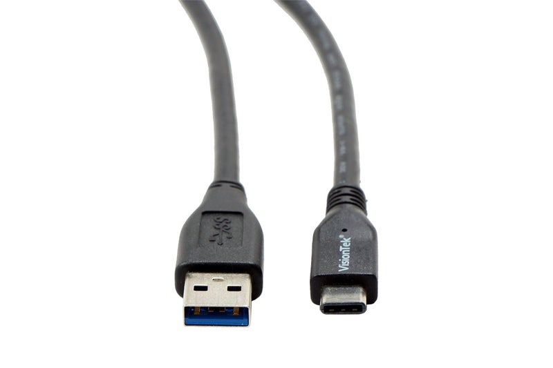 VisionTek USB 3.1 Type C to Type A Cable 1 Meter (M/M) - 900826 - Image 2